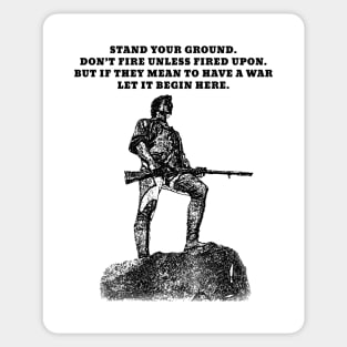 Stand Your Ground (Large Dark Design) Sticker